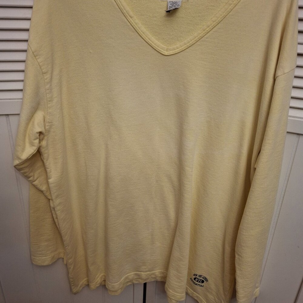 New York Laundry Yellow Top Size Med